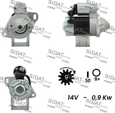 Fispa S12HT0397A2 - Стартер autospares.lv