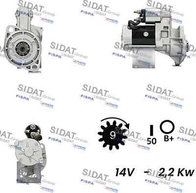 Fispa S12HT0311A2 - Стартер autospares.lv