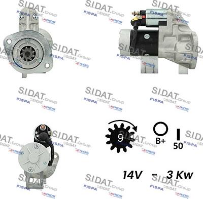 Fispa S12HT0216A2 - Стартер autospares.lv