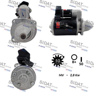 Fispa S12LU0292 - Стартер autospares.lv