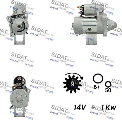 Fispa S12MA0659A2 - Стартер autospares.lv