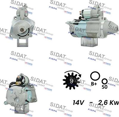 Fispa S12MA0146A2 - Стартер autospares.lv