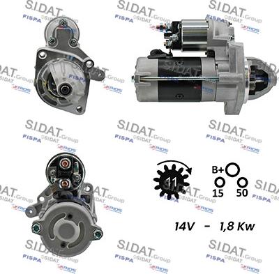 Fispa S12MA0112A2 - Стартер autospares.lv