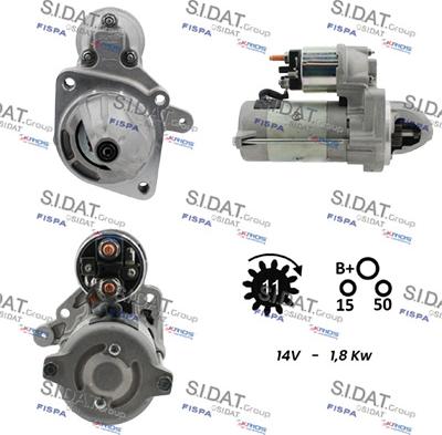 Fispa S12MA0112 - Стартер autospares.lv