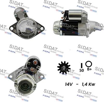 Fispa S12MH0580 - Стартер autospares.lv