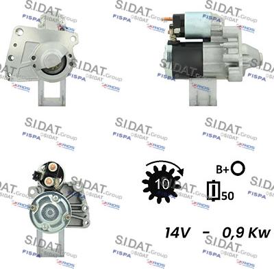 Fispa S12MH0076 - Стартер autospares.lv