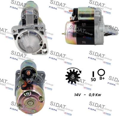 Fispa S12MH0849 - Стартер autospares.lv