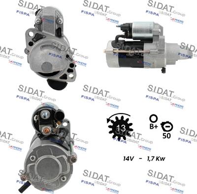 Fispa S12MH0866 - Стартер autospares.lv