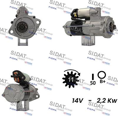 Fispa S12MH0313A2 - Стартер autospares.lv