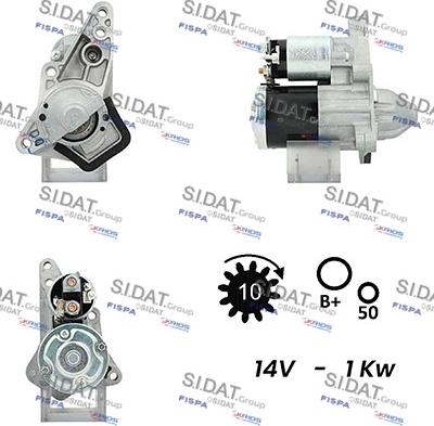 Fispa S12MH0334A2 - Стартер autospares.lv