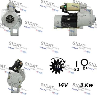 Fispa S12MH0326A2 - Стартер autospares.lv