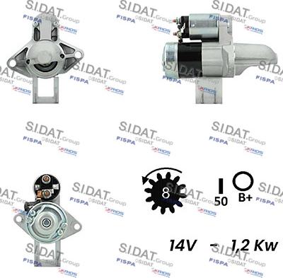 Fispa S12MH0219A2 - Стартер autospares.lv