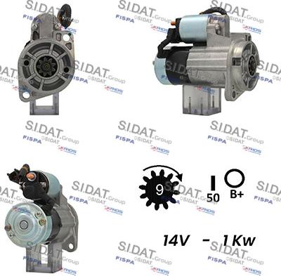 Fispa S12MH0217A2 - Стартер autospares.lv