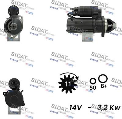 Fispa S12ML0667A2 - Стартер autospares.lv