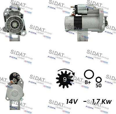 Fispa S12VA0445 - Стартер autospares.lv