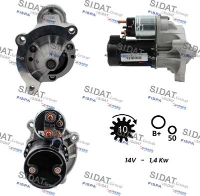 Fispa S12VA0433 - Стартер autospares.lv