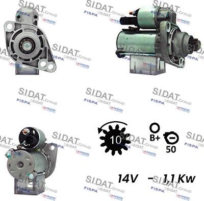 Fispa S12VA0094 - Стартер autospares.lv