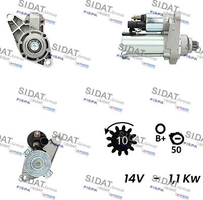 Fispa S12VA0093 - Стартер autospares.lv