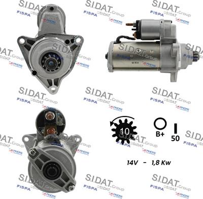 Fispa S12VA0058 - Стартер autospares.lv