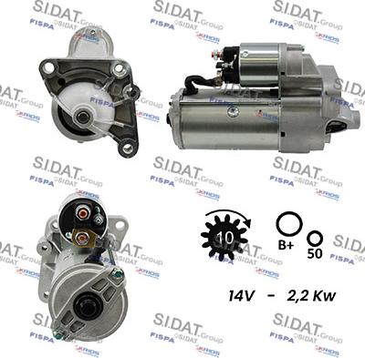 Fispa S12VA0052 - Стартер autospares.lv