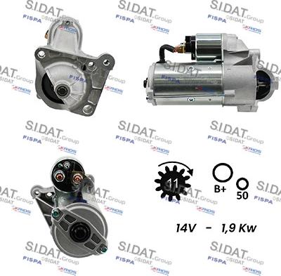 Fispa S12VA0062A2 - Стартер autospares.lv