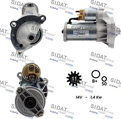 Fispa S12VA0005 - Стартер autospares.lv