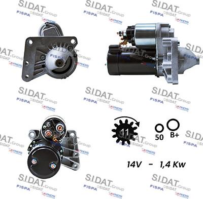 Fispa S12VA0001 - Стартер autospares.lv