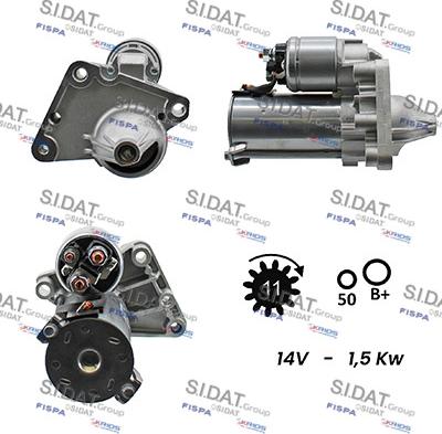 Fispa S12VA0014A2 - Стартер autospares.lv