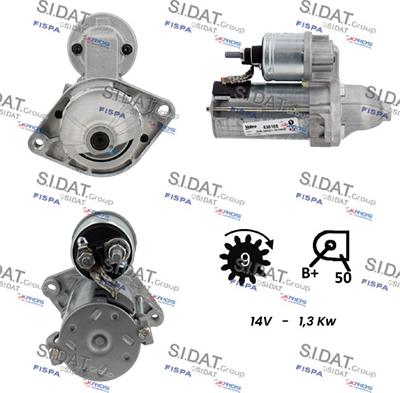 Fispa S12VA0017 - Стартер autospares.lv