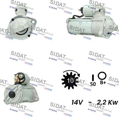 Fispa S12VA0085A2 - Стартер autospares.lv