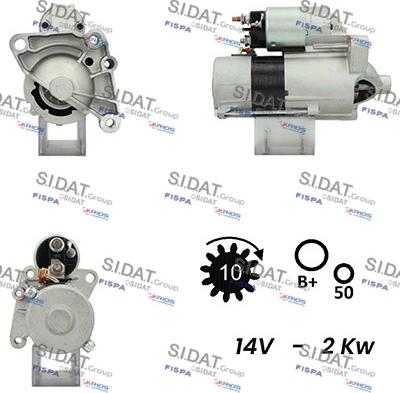 Fispa S12VA0031A2 - Стартер autospares.lv