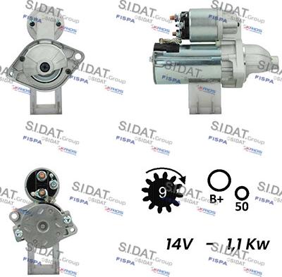 Fispa S12VA0033 - Стартер autospares.lv