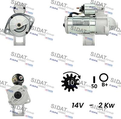 Fispa S12VA0024A2 - Стартер autospares.lv