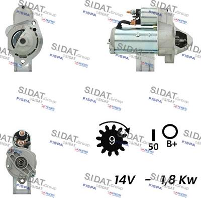 Fispa S12VA0026A2 - Стартер autospares.lv