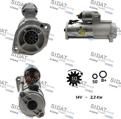 Fispa S12VA0893 - Стартер autospares.lv