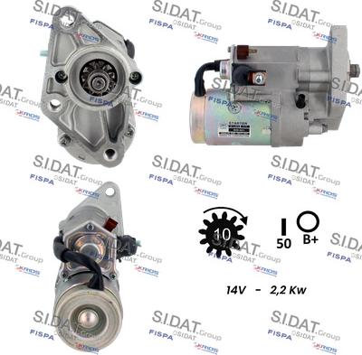 Fispa S12VA0850 - Стартер autospares.lv