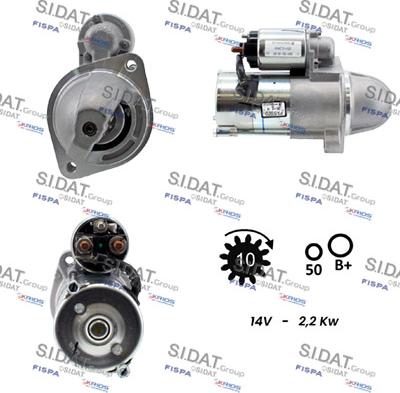 Fispa S12VA0808 - Стартер autospares.lv