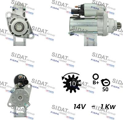 Fispa S12VA0247 - Стартер autospares.lv