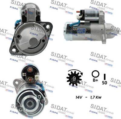 Fispa S12VA0212 - Стартер autospares.lv