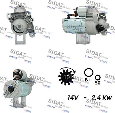 Fispa S12VA0281A2 - Стартер autospares.lv