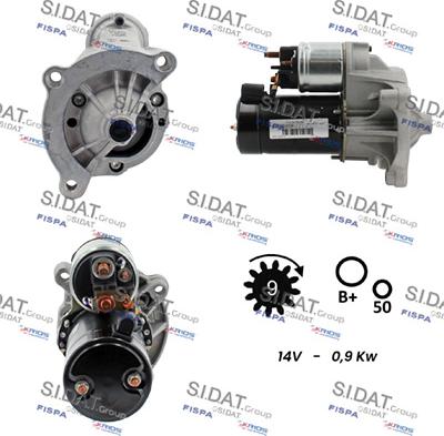 Fispa S12VA0238 - Стартер autospares.lv