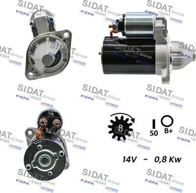 Fispa S12VA0771 - Стартер autospares.lv