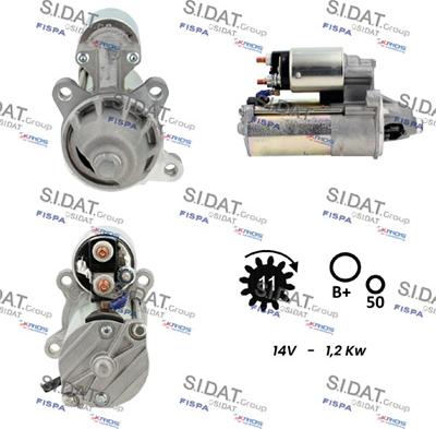 Fispa S12VS0696 - Стартер autospares.lv