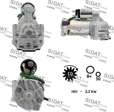 Fispa S12VS0032 - Стартер autospares.lv