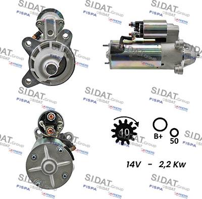 Fispa S12VS0023A2 - Стартер autospares.lv