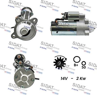 Fispa S12VS0155 - Стартер autospares.lv