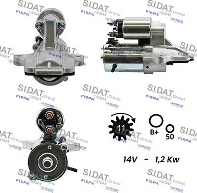 Fispa S12VS0283A2 - Стартер autospares.lv