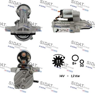 Fispa S12VS0283 - Стартер autospares.lv