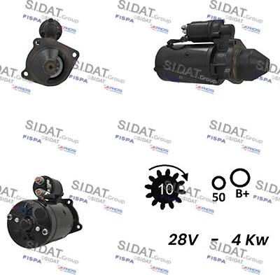 Fispa S24BH0054A2 - Стартер autospares.lv