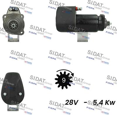 Fispa S24BH0019A2 - Стартер autospares.lv